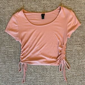 WILD FABLE Ruched Crop Top